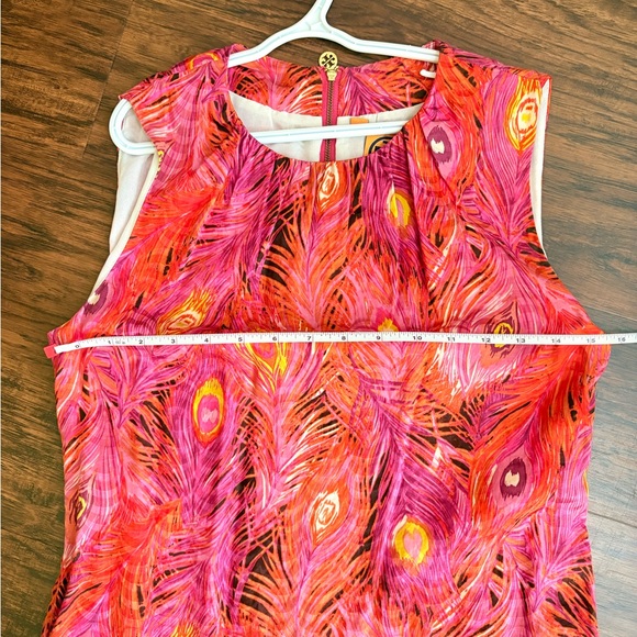 Tory Burch Pink Silk Mini Dress US 4 | S - Picture 6 of 6